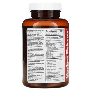 Yerba Prima Fiber Plus Senna Caps 180 Capsules 3 Thực phẩm bổ sung Yerba Prima Fiber Plus Senna Caps 180 Capsules 046352002163