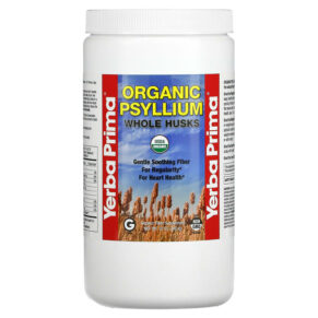 Thực phẩm chức năng Yerba Prima Organic Psyllium Whole Husks 12 oz (340 g) 046352001319