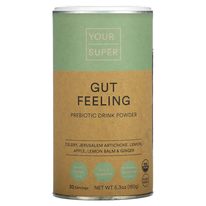 Your Super Gut Feeling Prebiotic Drink Powder 5.3 oz (150 g) 8 Thực phẩm chức năng Your Super Gut Feeling Prebiotic Drink Powder 5.3 oz (150 g) 8720256194408