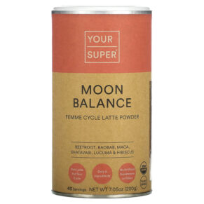 Thực phẩm chức năng Your Super Moon Balance Femme Cycle Latte Powder 7.05 oz (200 g) 8720256194286