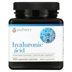 Thực phẩm chức năng Youtheory Hyaluronic Acid Advanced Formula 120 Vegetarian Capsules 853244003234