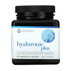 Thực phẩm chức năng Youtheory Hyaluronic Plus 60 Vegetarian Capsules 850502007805