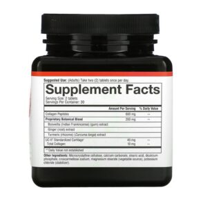 Thực phẩm bổ sung Youtheory Joint Complex with UC-11 Type 2 Collagen 60 Tablets 850502007522