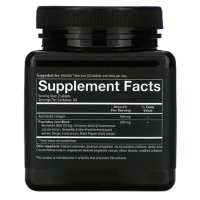 Thực phẩm bổ sung Youtheory Men Joint Collagen 120 Tablets 853244003470