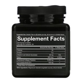 Thực phẩm bổ sung Youtheory Men's Collagen 160 Tablets 853244003524