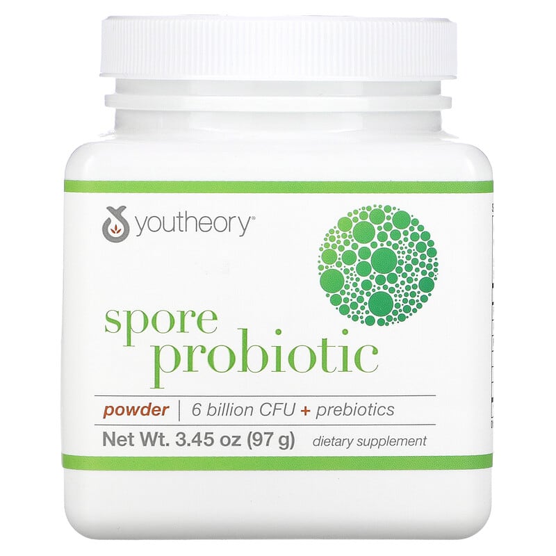 Youtheory Spore Probiotic Powder 6 Billion CFU 3.45 oz (97 g) 8 Thực phẩm chức năng Youtheory Spore Probiotic Powder 6 Billion CFU 3.45 oz (97 g) 850502007218