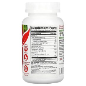 Thực phẩm bổ sung Yum-Vs Calcium Magnesium & Vitamin D Raspberry 90 Gummies 810048610082