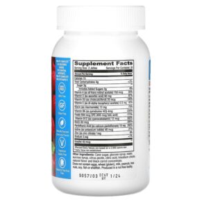 Thực phẩm bổ sung Yum-Vs Multi Vitamin for Adults Raspberry 60 Jelly Vitamins 899105001766