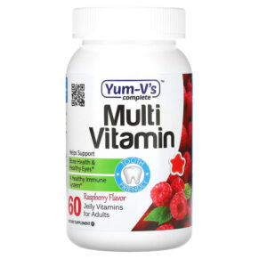 Thực phẩm chức năng Yum-Vs Multi Vitamin for Adults Raspberry 60 Jelly Vitamins 899105001766