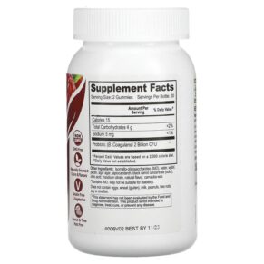 Thực phẩm bổ sung Yum-Vs Probiotic Zero Raspberry 60 Gummies 810048610310