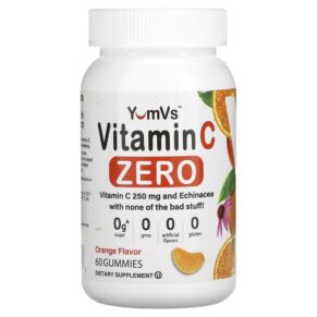 Thực phẩm chức năng Yum-Vs Vitamin C Zero Orange 125 mg 60 Gummies 810048610303