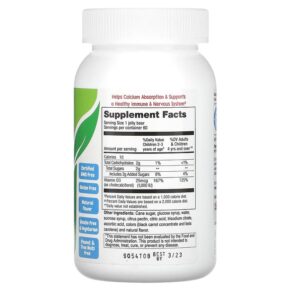 Thực phẩm bổ sung Yum-Vs Vitamin D Berry 25 mcg (1.000 IU) 60 Jellies 899105001162