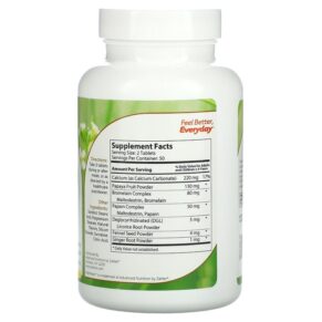 Thực phẩm bổ sung Zahler AfterMeals Fruit-Based Enzymes 100 Chewable Tablets 848998080532