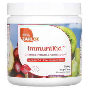 Thực phẩm chức năng Zahler ImmuniKid Children's Immune System Support Grape 60 Chewable Tablets 848998082260