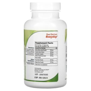 Thực phẩm bổ sung Zahler Inflame-X 120 Capsules 848998080884
