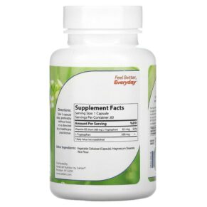 Thực phẩm bổ sung Zahler L-Tryptophan Purified L-Tryptophan 500 mg 60 Capsules 848998081249