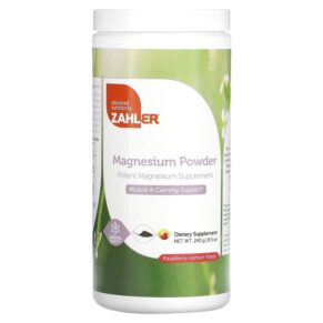 Thực phẩm chức năng Zahler Magnesium Powder Raspberry-Lemon 8.5 oz (240 g) 848998082505