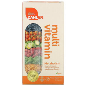 Thực phẩm chức năng Zahler Metabolism Daily Multivitamin + Weight Management Support with Sinetrol 60 Capsules 848998082321