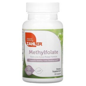 Thực phẩm chức năng Zahler Methylfolate 60 Capsules 848998081928