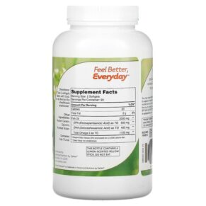 Thực phẩm bổ sung Zahler Omega 3 Platinum Advanced Omega 3 Fish Oil 1.000 mg 180 Softgels 848998080600