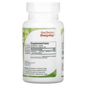 Thực phẩm bổ sung Zahler Vitamin D3 1.250 mcg (50.000 IU) 120 Capsules 848998080846