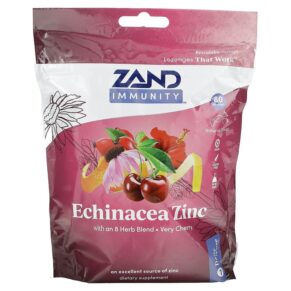 Thực phẩm chức năng Zand Echinacea Zinc Very Cherry 80 Lozenges 041954974634