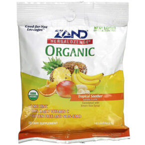 Thực phẩm chức năng Zand Herbalozenge Organic Tropical Soother 18 Lozenges 041954000067