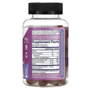 Thực phẩm bổ sung Zand Immunity Elderberry Zinc With Vitamin C 60 Gummies 041954667437