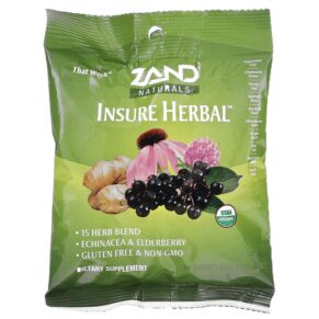 Thực phẩm chức năng Zand Naturals Insure Herbal 18 Throat Lozenges 041954235032