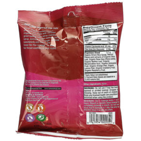 Thực phẩm bổ sung Zand Naturals Organic CranRaspberry 18 Throat Lozenges 041954000050