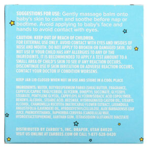 Thực phẩm bổ sung Zarbee's Baby Calming Massaging Balm with Lavender & Chamomile Scent 2 oz (56 g) 850007424121