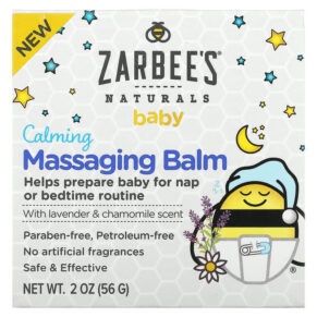 Thực phẩm chức năng Zarbee's Baby Calming Massaging Balm with Lavender & Chamomile Scent 2 oz (56 g) 850007424121