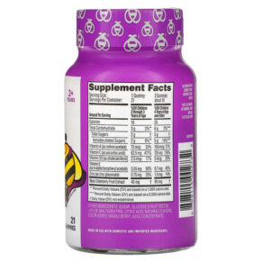 Thực phẩm bổ sung Zarbee's Children's Daily Immune Support 2+ Years Natural Berry 21 Gummies 898115002732