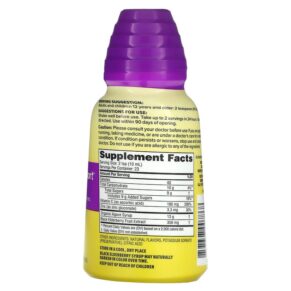 Thực phẩm bổ sung Zarbee's Daily Immune Support with Real Elderberry 8 fl oz (236 ml) 857647007868