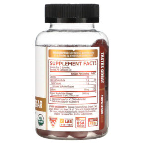 Thực phẩm bổ sung Zhou Nutrition Apple Cider Vinegar Harvest Apple 60 Vegan Gummies 669191679640