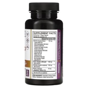 Thực phẩm bổ sung Zhou Nutrition Bloat Blast+ 30 Vegan Capsules 669191895224