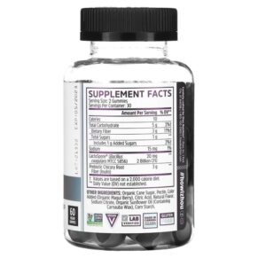 Thực phẩm bổ sung Zhou Nutrition Gut Guru Blue Raspberry 60 Vegan Gummies 669191811811