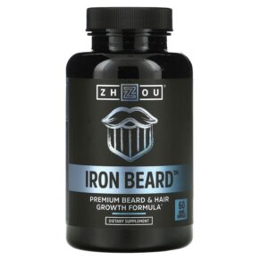 Thực phẩm chức năng Zhou Nutrition Iron Beard 60 Veggie Capsules 859805006171