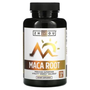 Thực phẩm chức năng Zhou Nutrition Maca Root 120 Veggie Capsules 669191797481