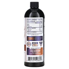 Thực phẩm bổ sung Zhou Nutrition MCT Oil Unflavored 16 fl oz (473 ml) 669191528627