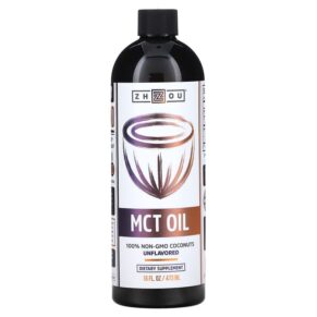 Thực phẩm chức năng Zhou Nutrition MCT Oil Unflavored 16 fl oz (473 ml) 669191528627