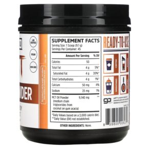 Thực phẩm bổ sung Zhou Nutrition MCT Powder 14.5 oz (411 g) 859805006232