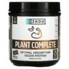 Thực phẩm chức năng Zhou Nutrition Plant Complete Optimal Absorption Vegan Protein Chocolate 19.9 oz (563.2 g) 669191518611