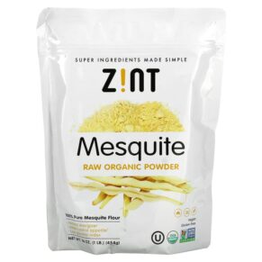 Thực phẩm chức năng Zint Mesquite Raw Organic Powder 16 oz (454 g) 817516020107