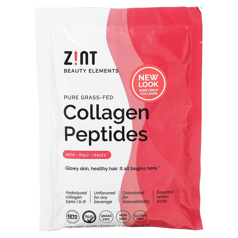 Zint Pure Grass-Fed Collagen Peptides Unflavored 2 oz (56.6 g) 8 Thực phẩm chức năng Zint Pure Grass-Fed Collagen Peptides Unflavored 2 oz (56.6 g) 817516026031