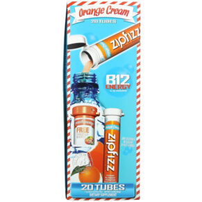 Thực phẩm bổ sung Zipfizz Healthy Sports Energy Mix with Vitamin B12 Orange Cream 20 Tubes 0.39 oz (11 g) Each 893811000525