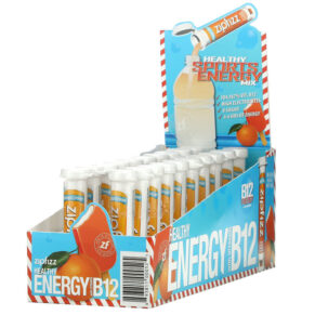 Thực phẩm chức năng Zipfizz Healthy Sports Energy Mix with Vitamin B12 Orange Cream 20 Tubes 0.39 oz (11 g) Each 893811000525