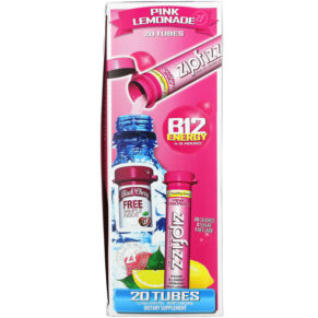 Thực phẩm bổ sung Zipfizz Healthy Sports Energy Mix with Vitamin B12 Pink Lemonade 20 Tubes 0.39 oz (11 g) Each 893811000242