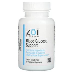 Thực phẩm chức năng ZOI Research Blood Glucose Support 60 Vegetarian Capsules 898220016099