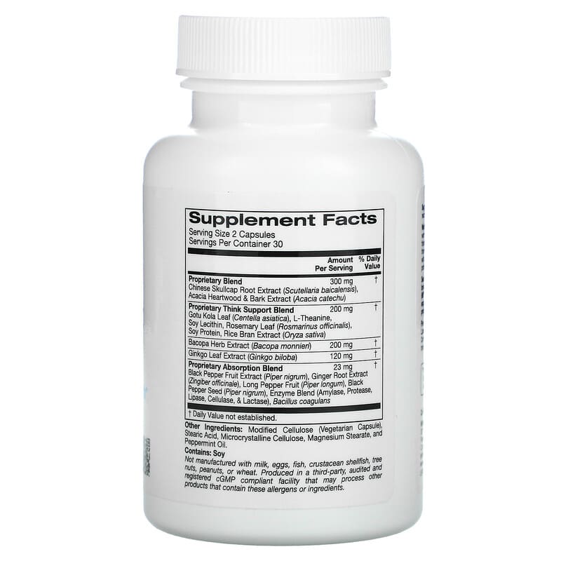 ZOI Research Think Support 60 Vegetarian Capsules 2 Thực phẩm bổ sung ZOI Research Think Support 60 Vegetarian Capsules 898220016020
